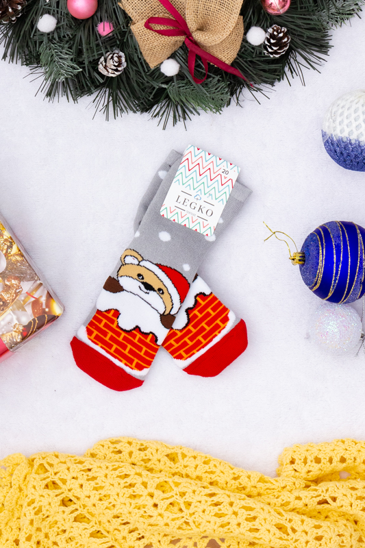 Шкарпетки дитячі "Новорічні" (зима)